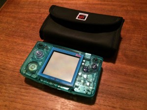 A rather nice official pouch was also available for the slim model.